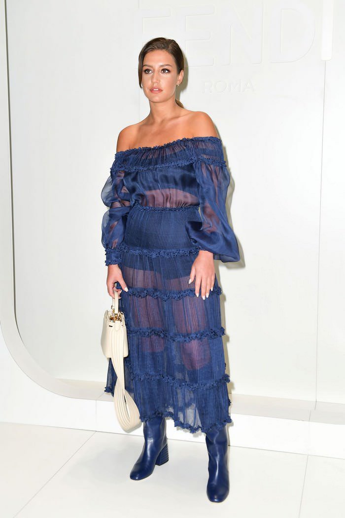 Adele Exarchopoulos at Fendi Fashion Show in Milan