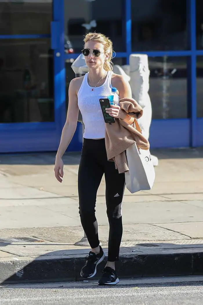 emma roberts leaving a gym in west hollywood 4