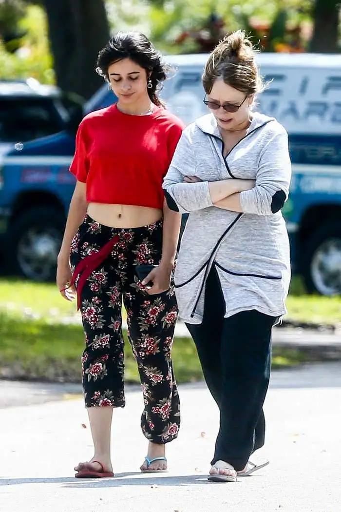 Camila Cabello Enjoys a Morning Walk With her Mom in Coral Gables