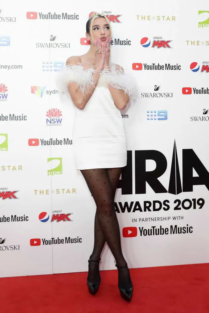 Dua Lipa at 33rd Annual ARIA Awards at The Star in Sydney