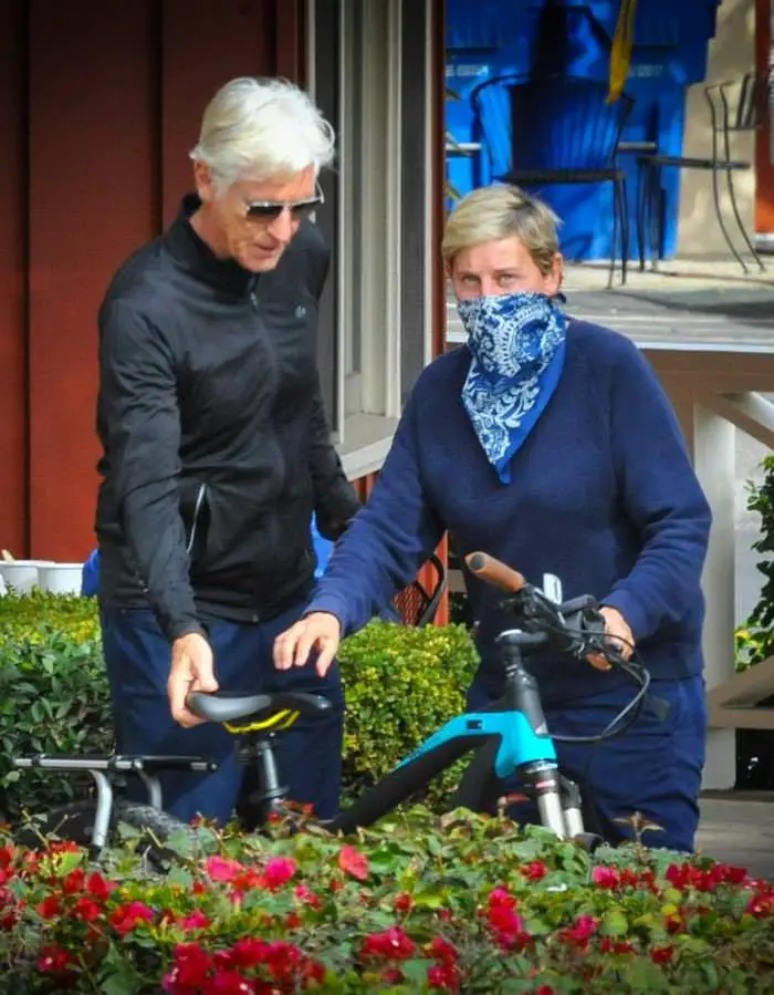 ellen degeneres rides a 3500 electric bike to lunch in santa barbara 2