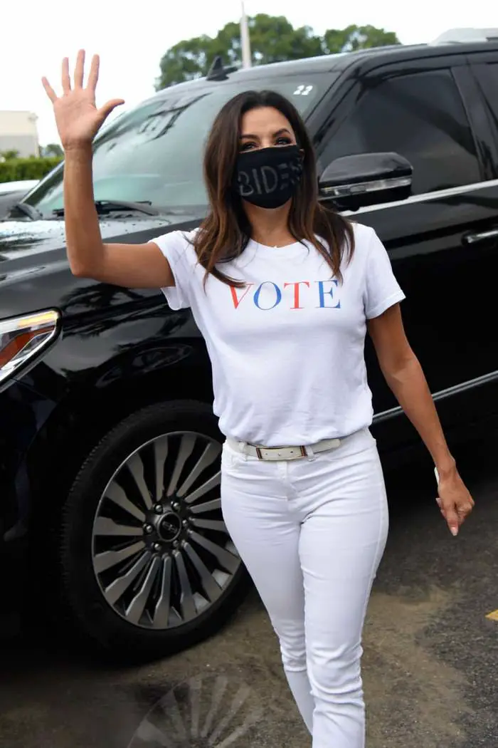 Eva Longoria Urges Her Fans to “VOTE” as She Showed Her Support for Joe Biden