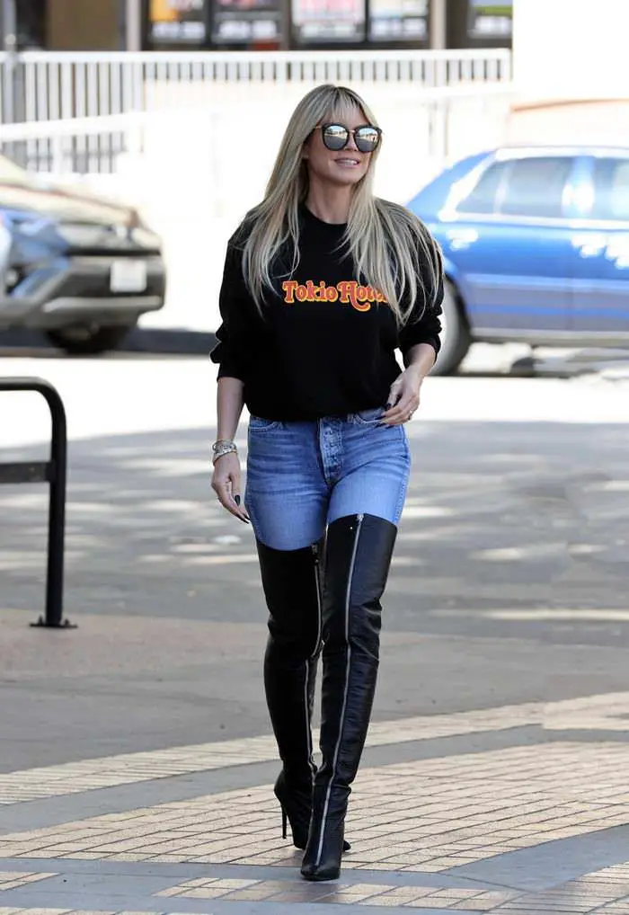 Heidi Klum Arrives at America’s Got Talent Show in Pasadena
