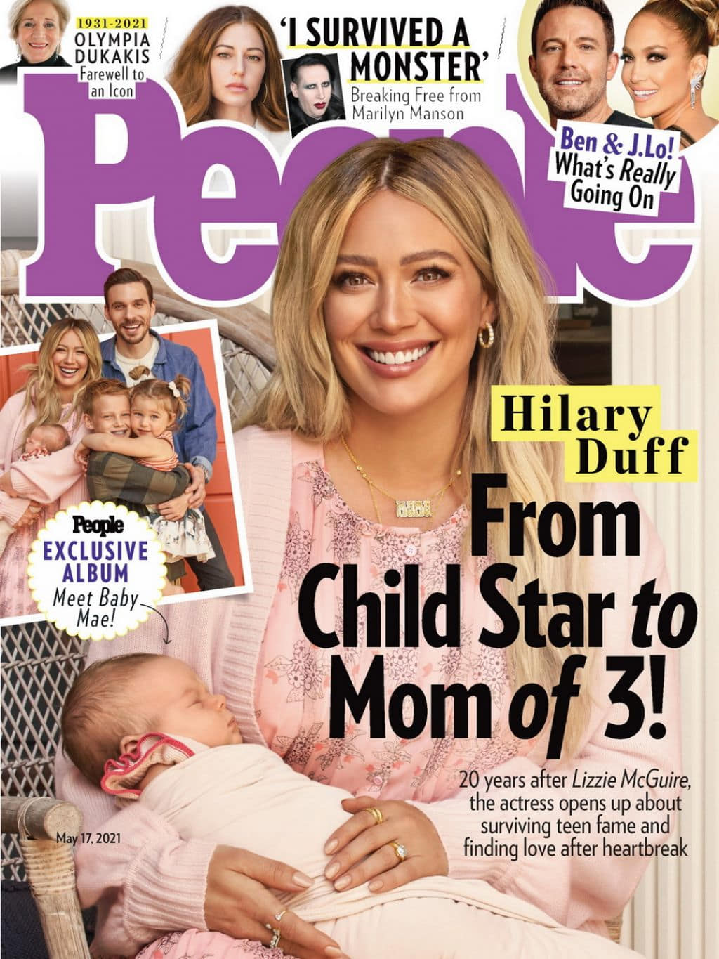 Hilary Duff Posing for People USA May 2021 Issue