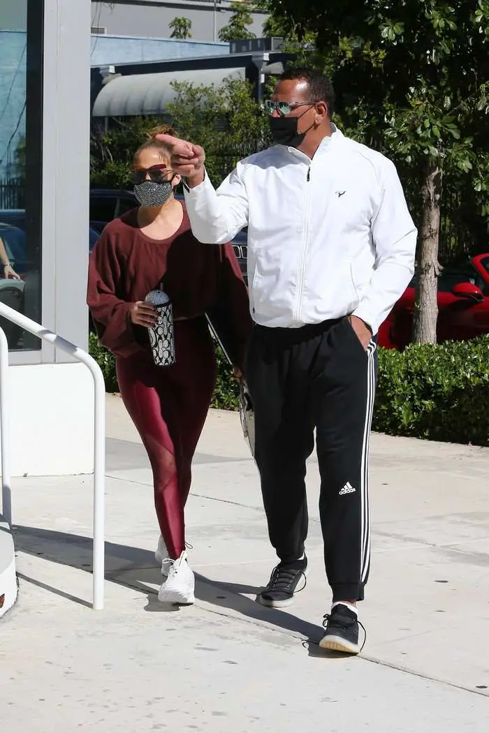 Jennifer Lopez Arriving at Alex’s New UFC Gym in Miami