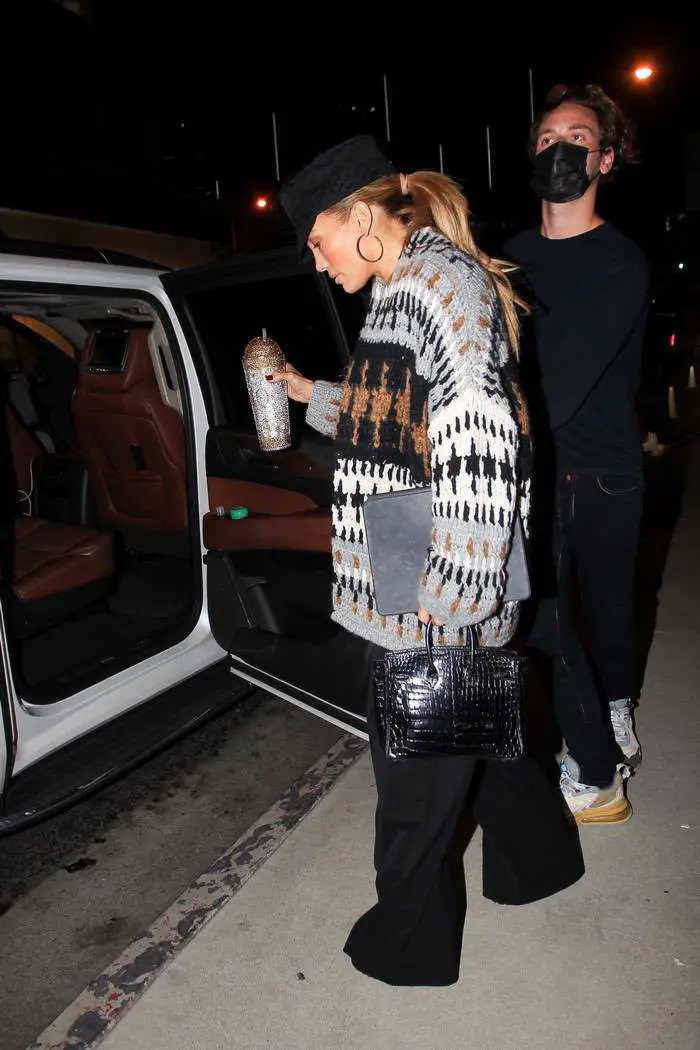 jennifer lopez leaves a business meeting in hollywood with two bodyguards 2