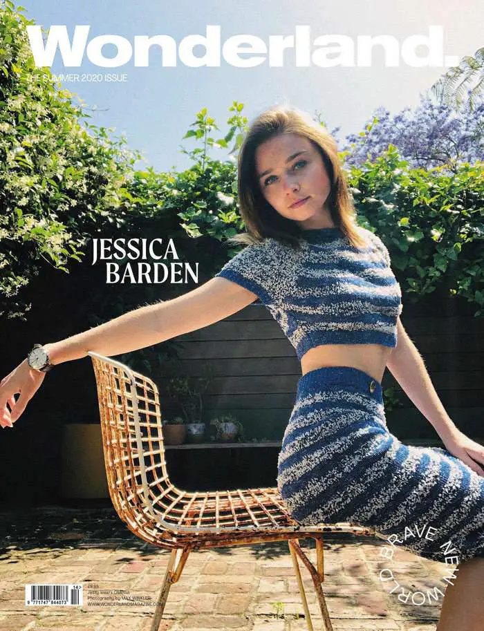 Jessica Barden in Wonderland Magazine Summer Issue 2020