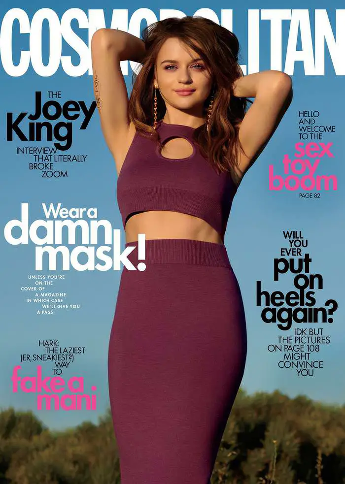 Joey King Graces the Cover of Cosmopolitan’s September 2020 Issue
