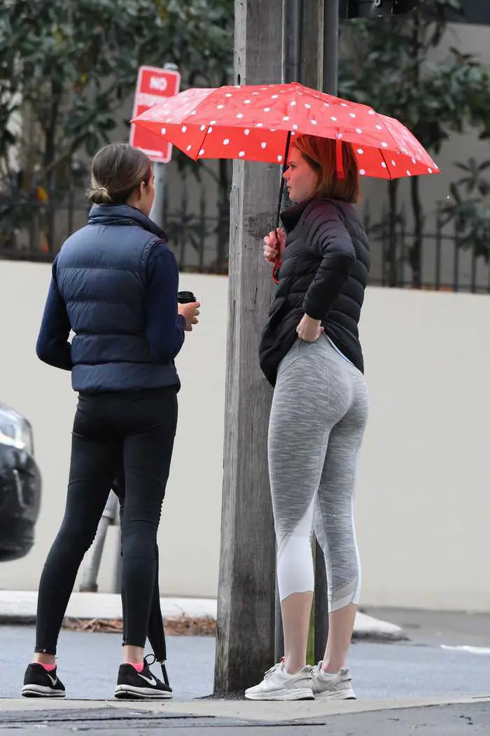 Lucia Hawley Stepped Out with a Friend to Grab a Coffee in Sydney