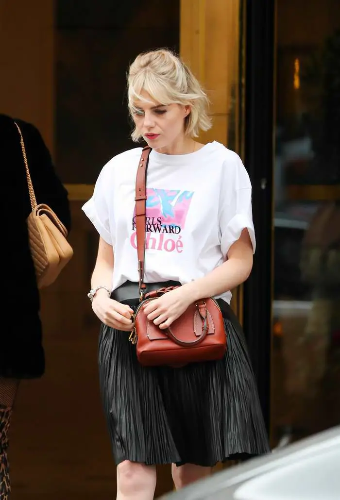 lucy boynton looks casual leaving her hotel in paris 2