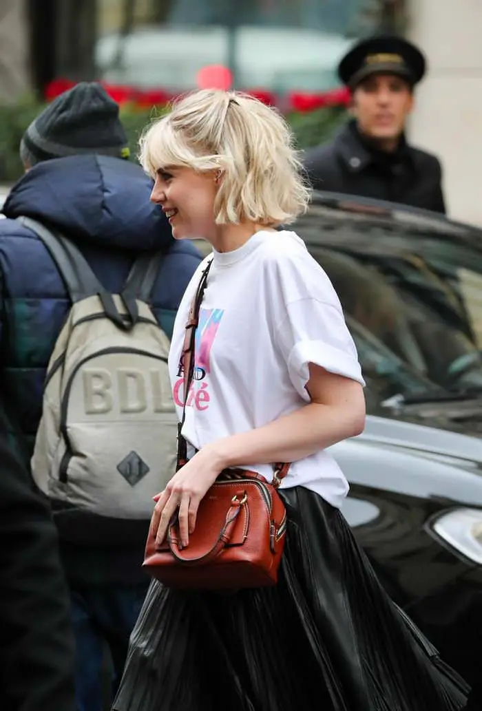 lucy boynton looks casual leaving her hotel in paris 4
