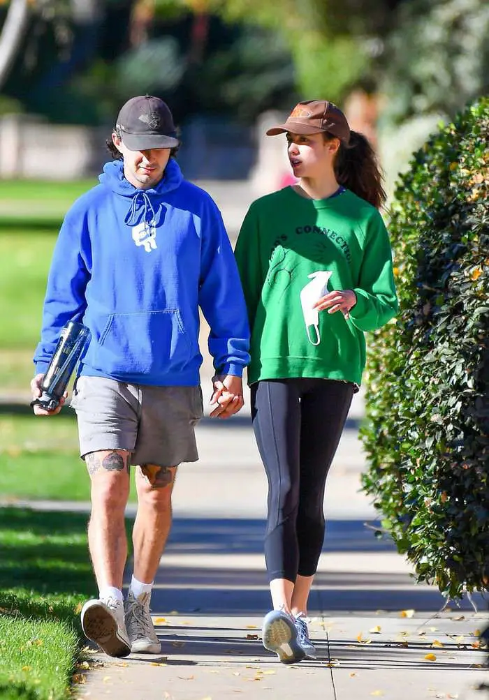 margaret qualley and shia labeouf on date in los angeles 4