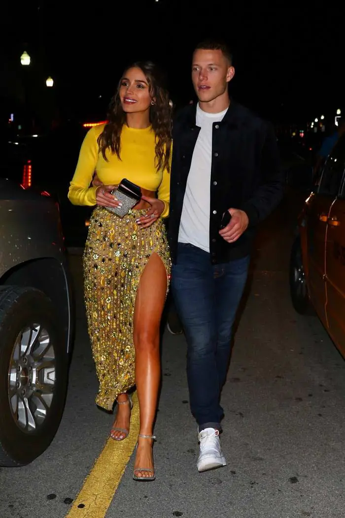 Olivia Culpo With her Boyfriend Christian McCaffrey Enjoy a Miami Date Night