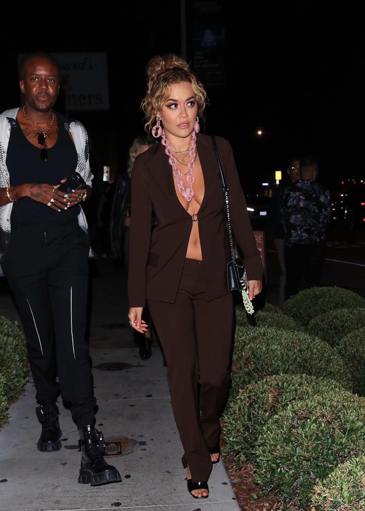 Rita Ora at Diane Warren's Birthday Party in LA