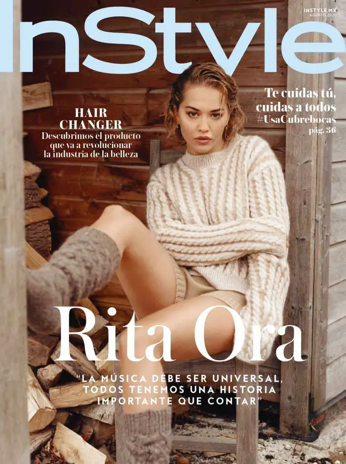 Rita Ora Covers the August 2020 Issue of InStyle Mexico