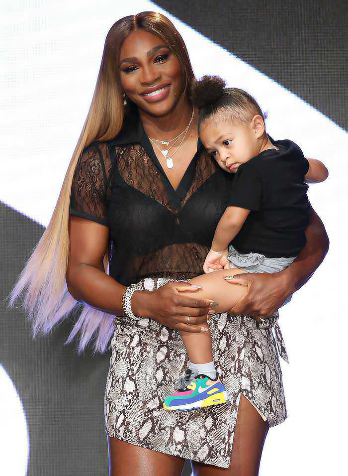 Serena Williams’ Daughter Looked Just Like Her Mom During Her Tennis Lesson