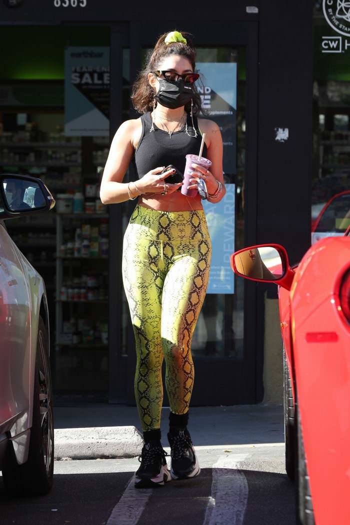 Vanessa Hudgens And GG Magree After A Workout At Dogpound Gym
