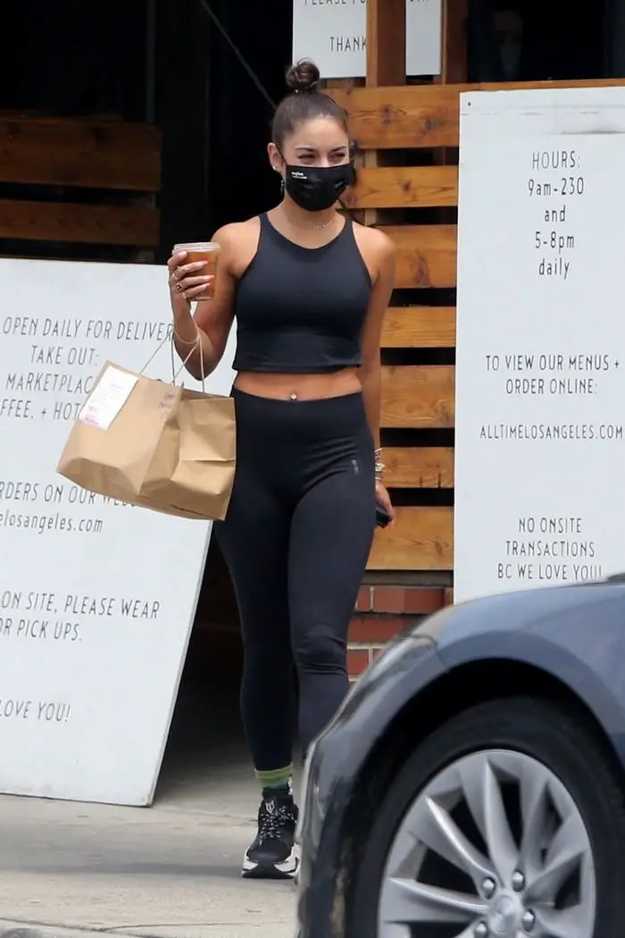 Vanessa Hudgens Brandished her Stunning Figure as she Headed to the Gym
