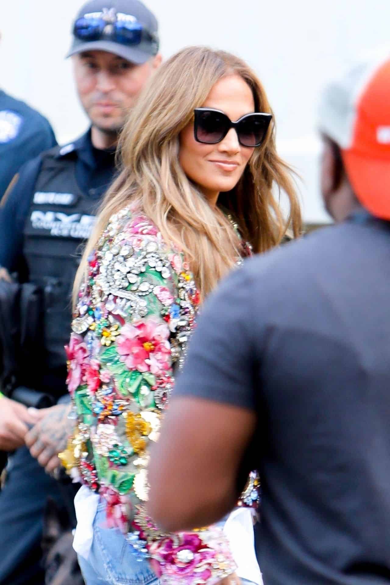 Jennifer Lopez Arrives in New York for the 2021 Global Citizen Live Festival