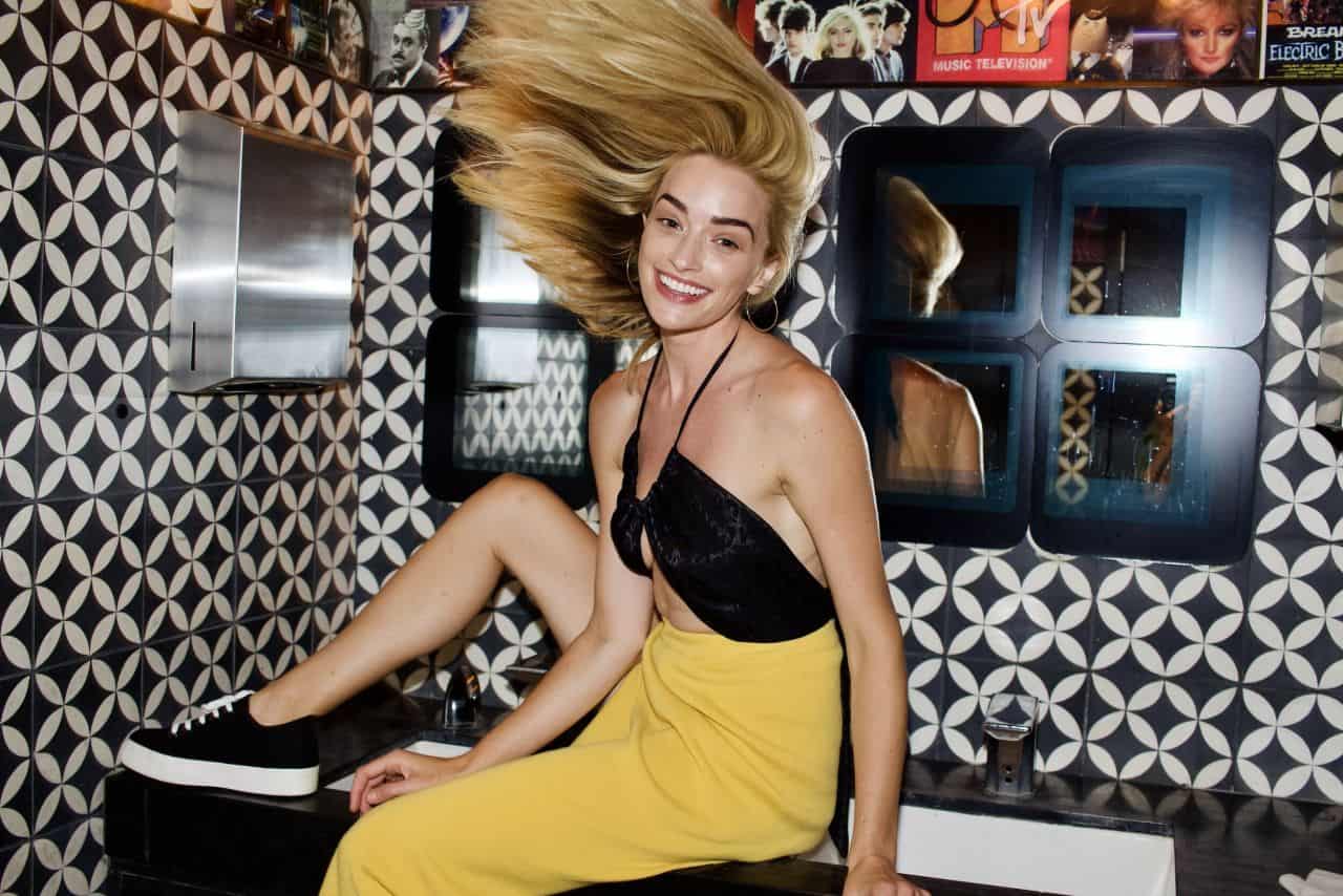 Brianne Howey Posing in The Bare Magazine October 2021