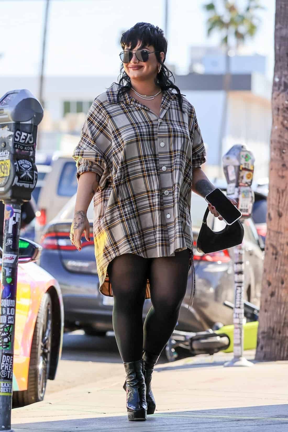 Demi Lovato Does Halloween Costume Shopping in West Hollywood