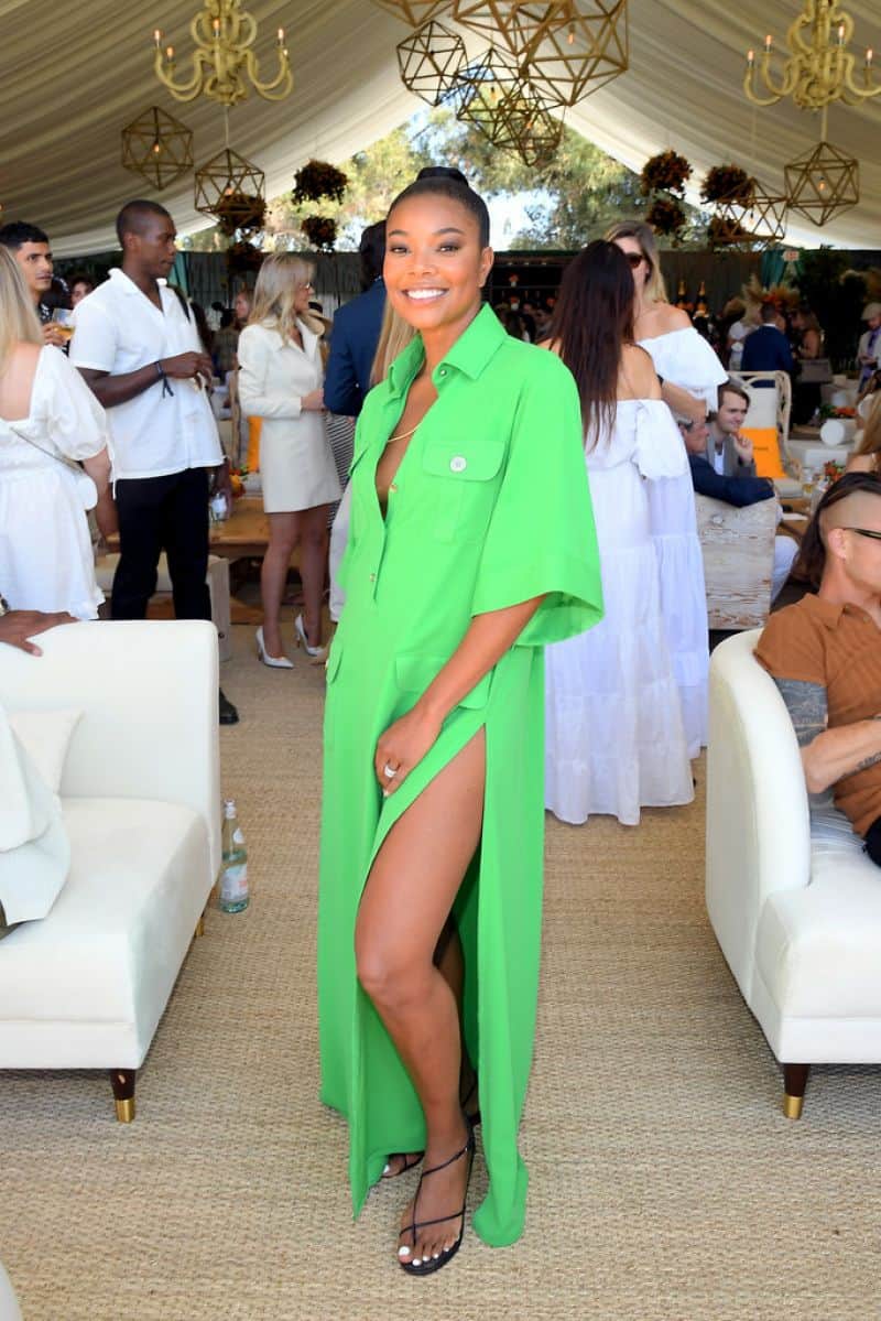 Gabrielle Union Step Out in Style for the 2021 Veuve Clicquot Polo Classic