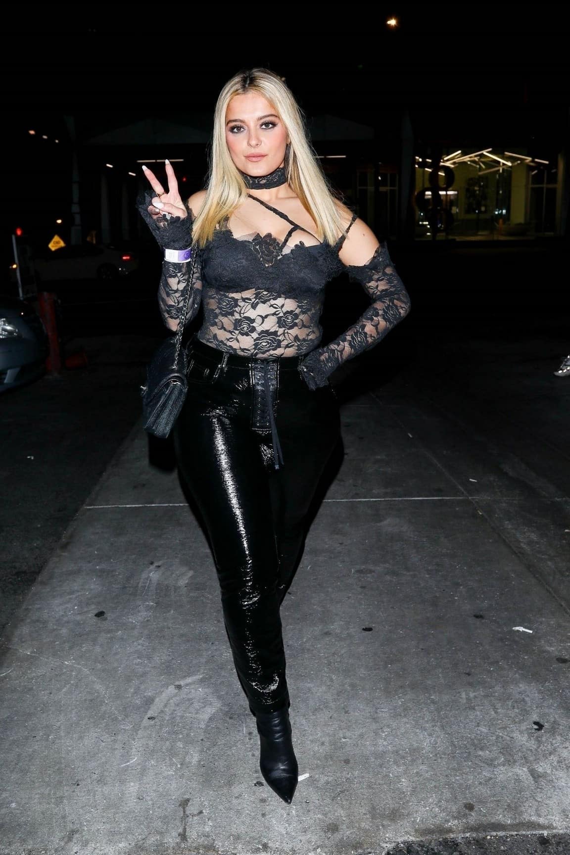 Bebe Rexha Goes Seductive in a Lacy Top while on a Date with her Boyfriend
