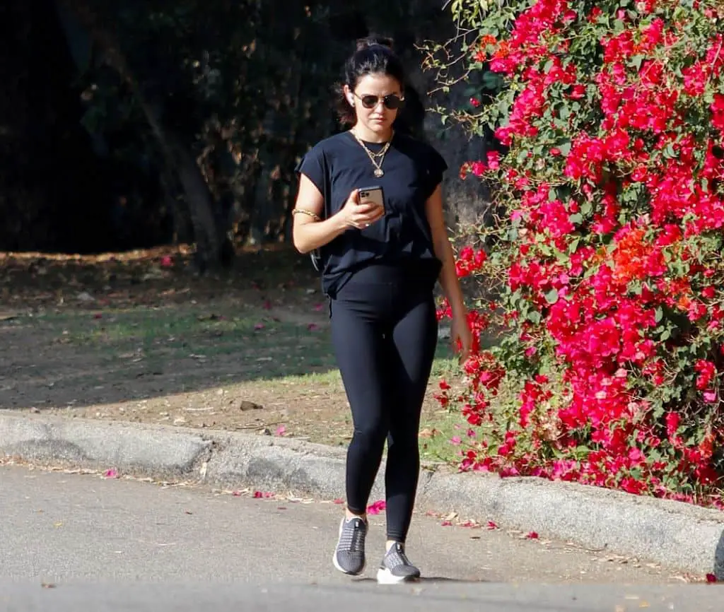 Lucy Hale Rocked Casual Sportswear During her Morning Workout in LA
