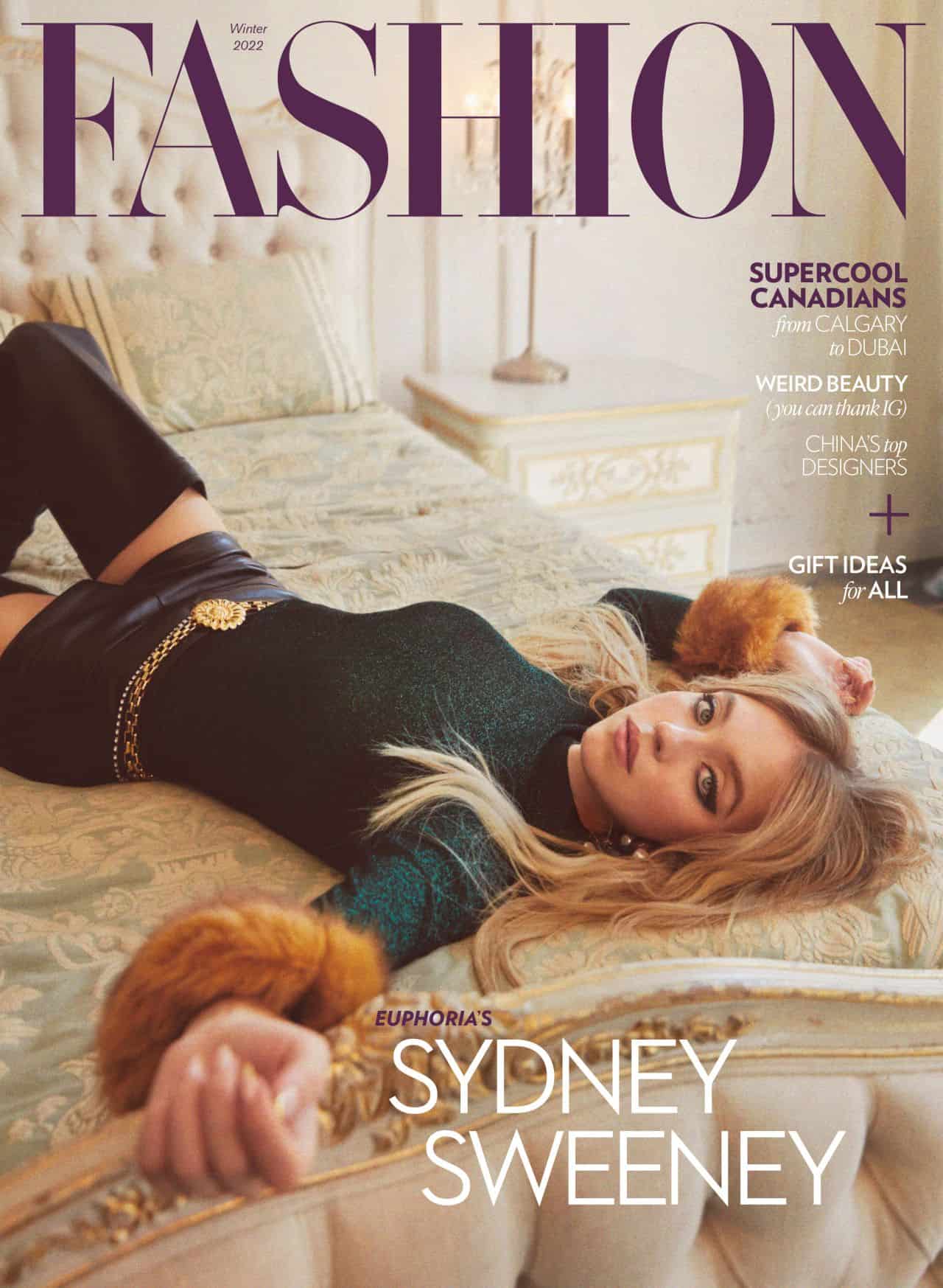 Sydney Sweeney is Fashion Magazine’s Winter 2022 Cover Star