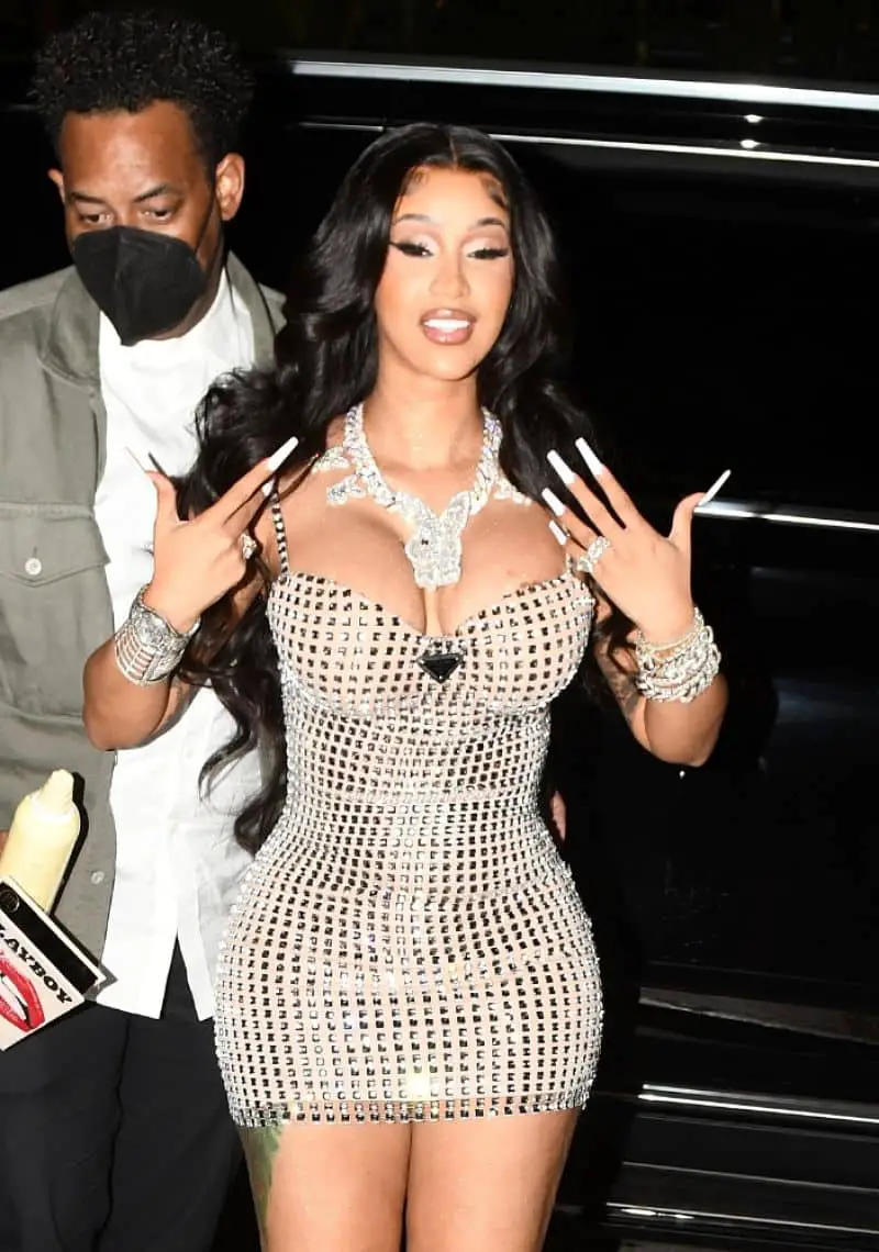 Cardi B Shines at the Playboy’s Party after Becoming Creative Director