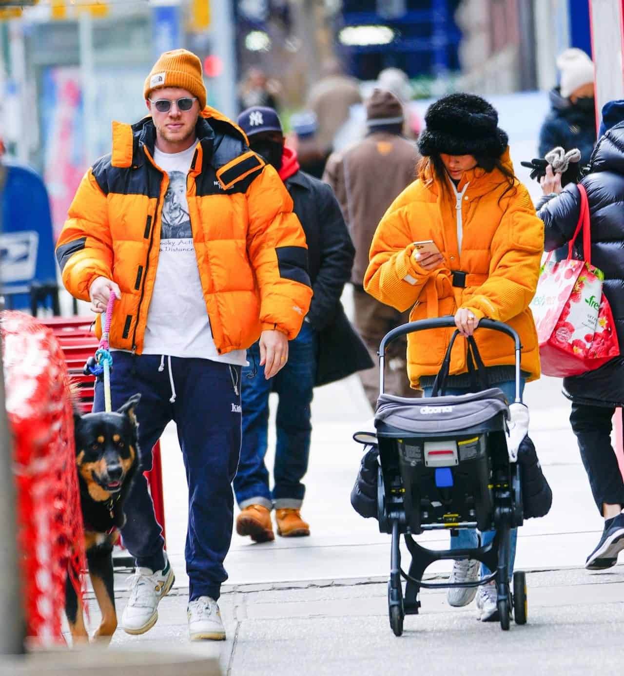 Emily Ratajkowski and Sebastian are Strolling in New York with Their Son