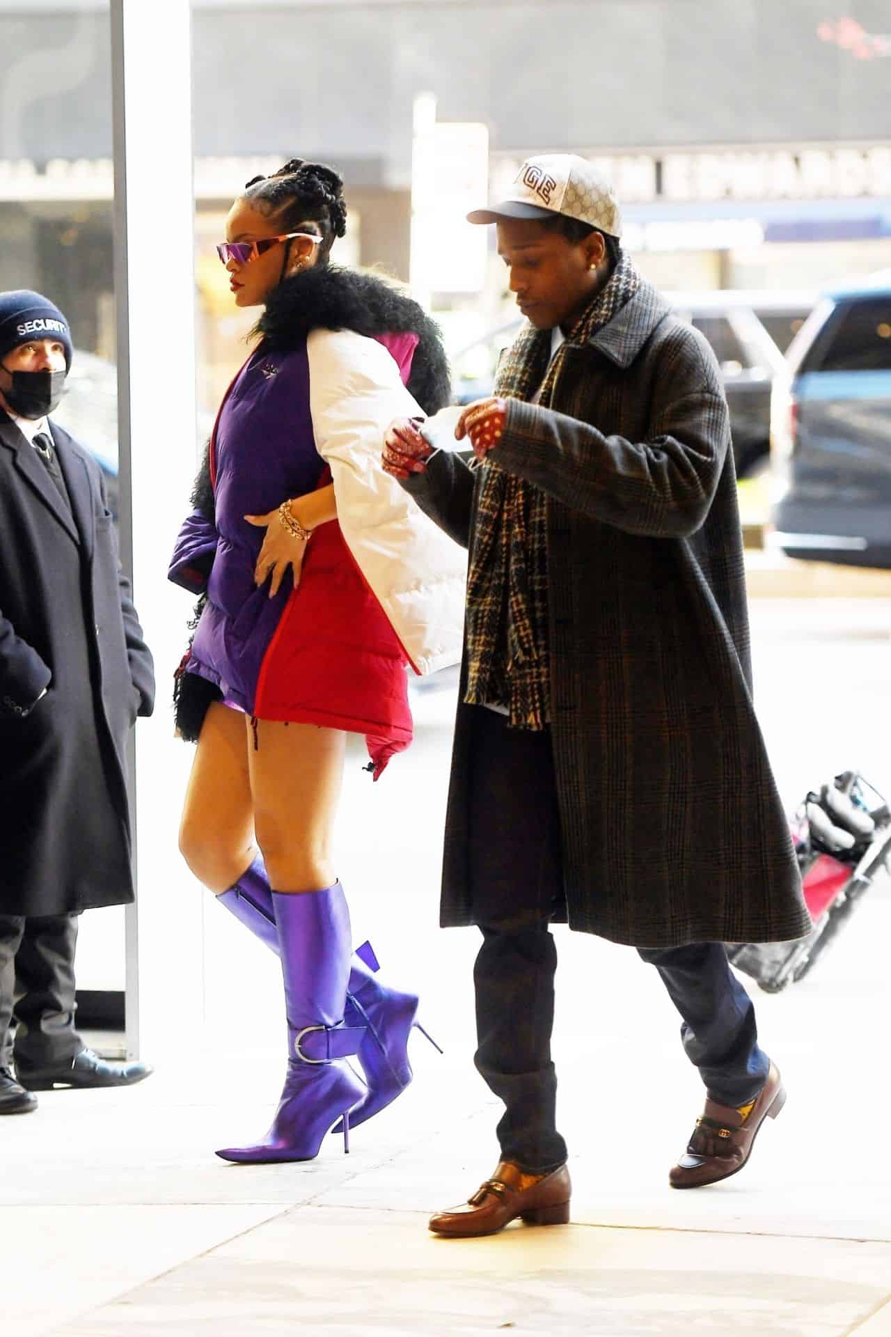 Rihanna and A$AP Rocky Attend a Basquiat Exhibit in New York – IMG Trend