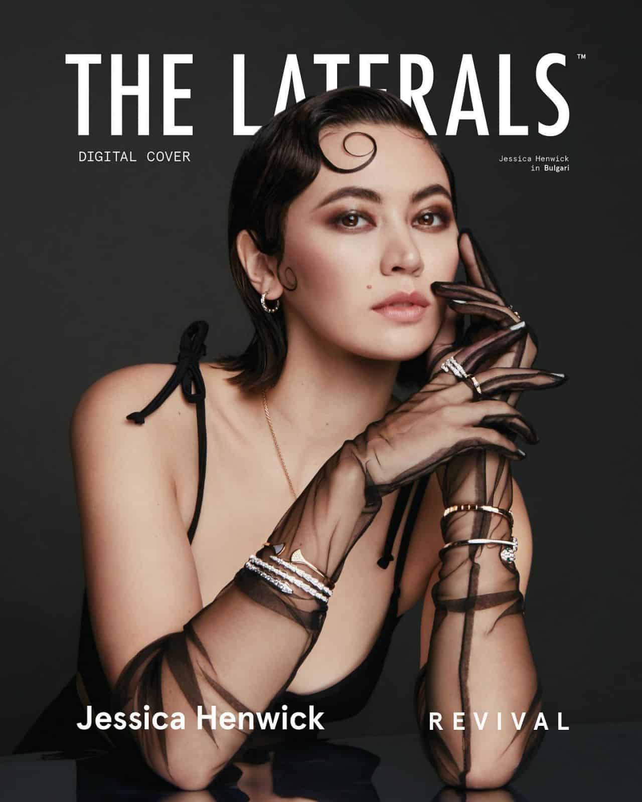 Jessica Henwick Posing for The Laterals Magazine January 2022 Issue
