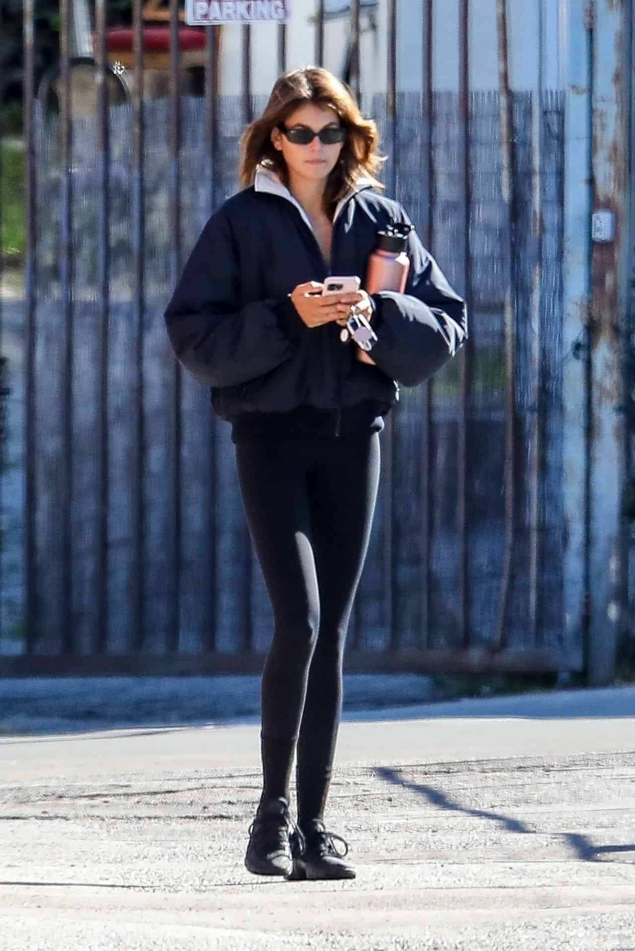 Kaia Gerber Flaunts her Incredible Figure after her Morning Workout