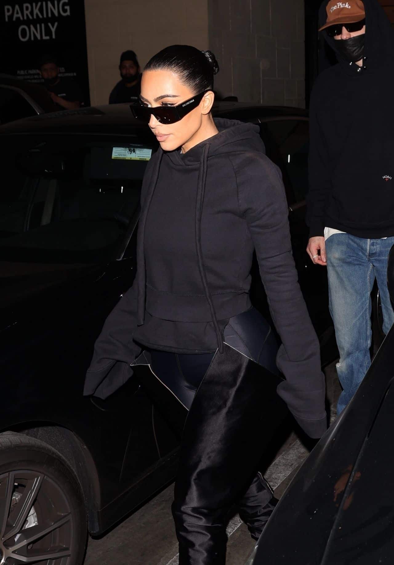 Kim Kardashian and Pete Went to Korean BBQ and Then to an Escape Room in LA