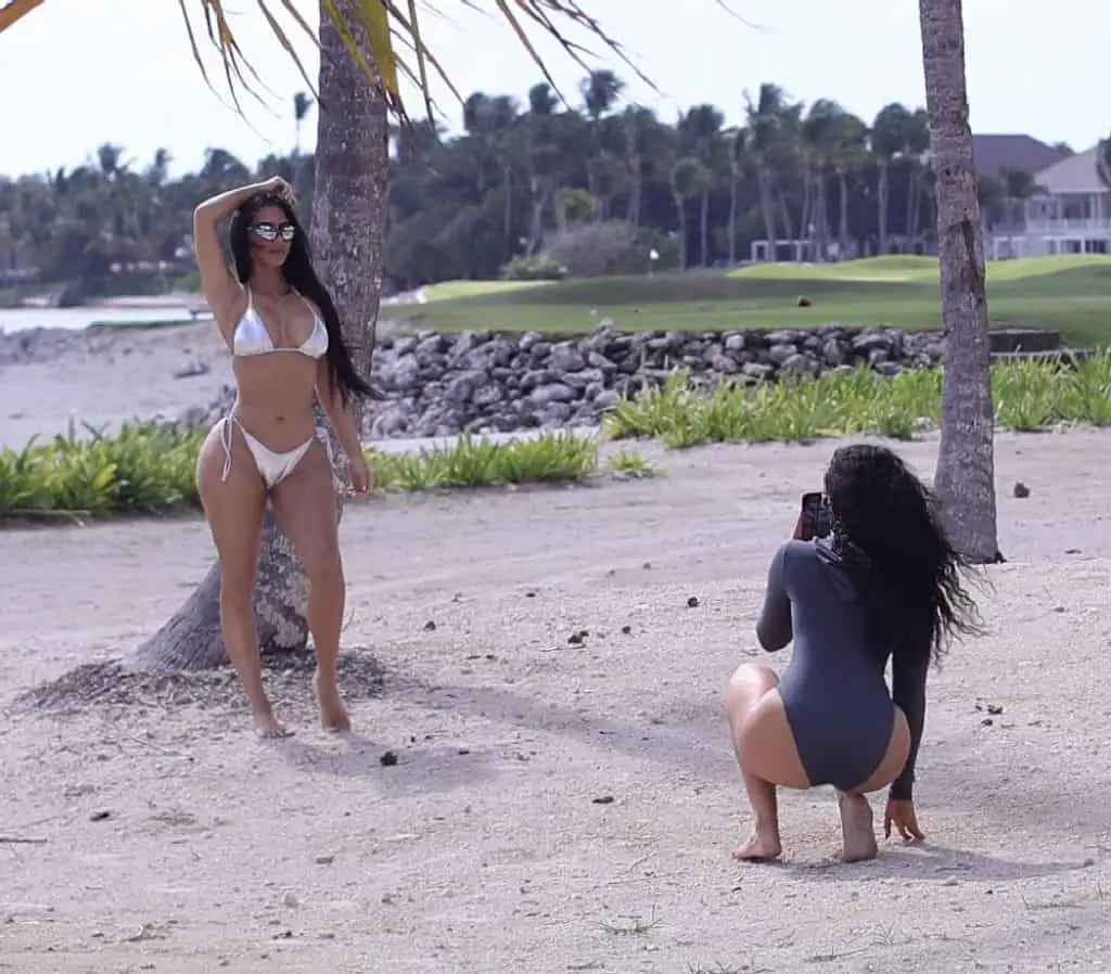 Kim Kardashian Took the Caribbean Beach by Storm for her New SKIMS 2022 Campaign