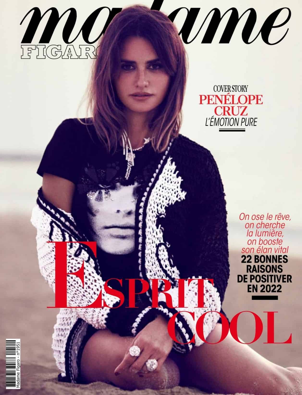 Penelope Cruz on the Cover of Madame Figaro – January 2022 Issue