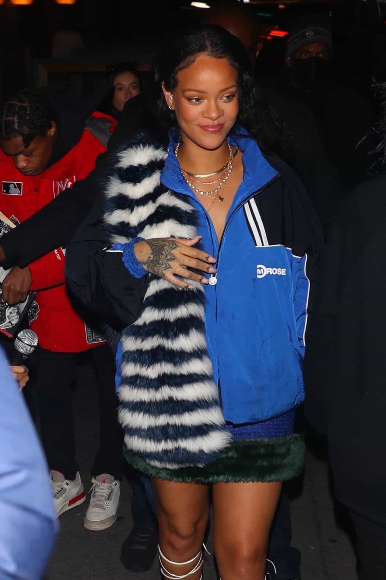Rihanna and ASAP Rocky Held Hands as They Left the Pastis Restaurant in NY