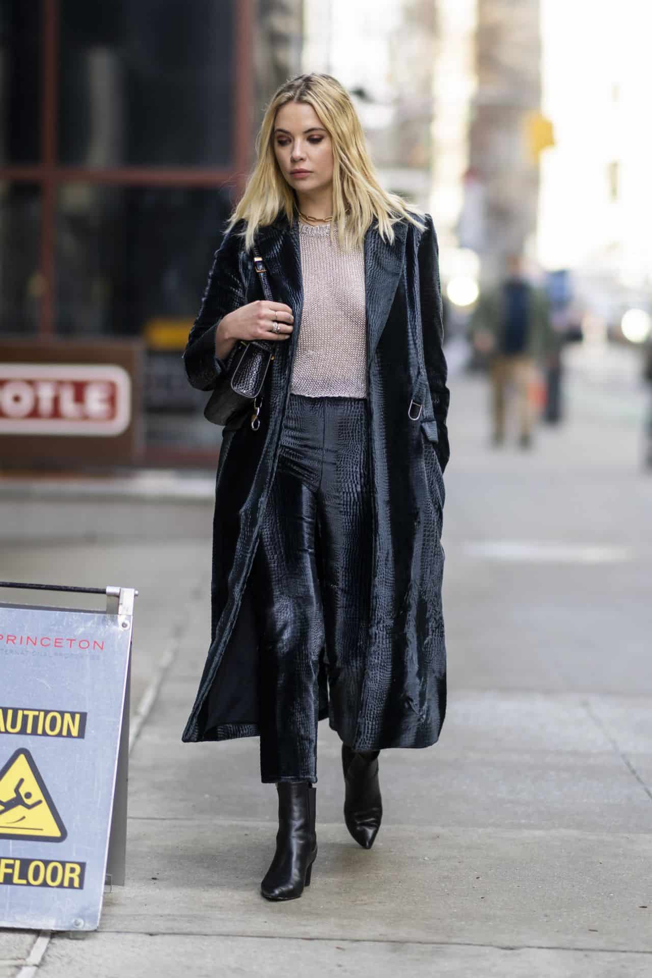 Ashley Benson Looks Chic as She Heads to a Business Meeting in New York City