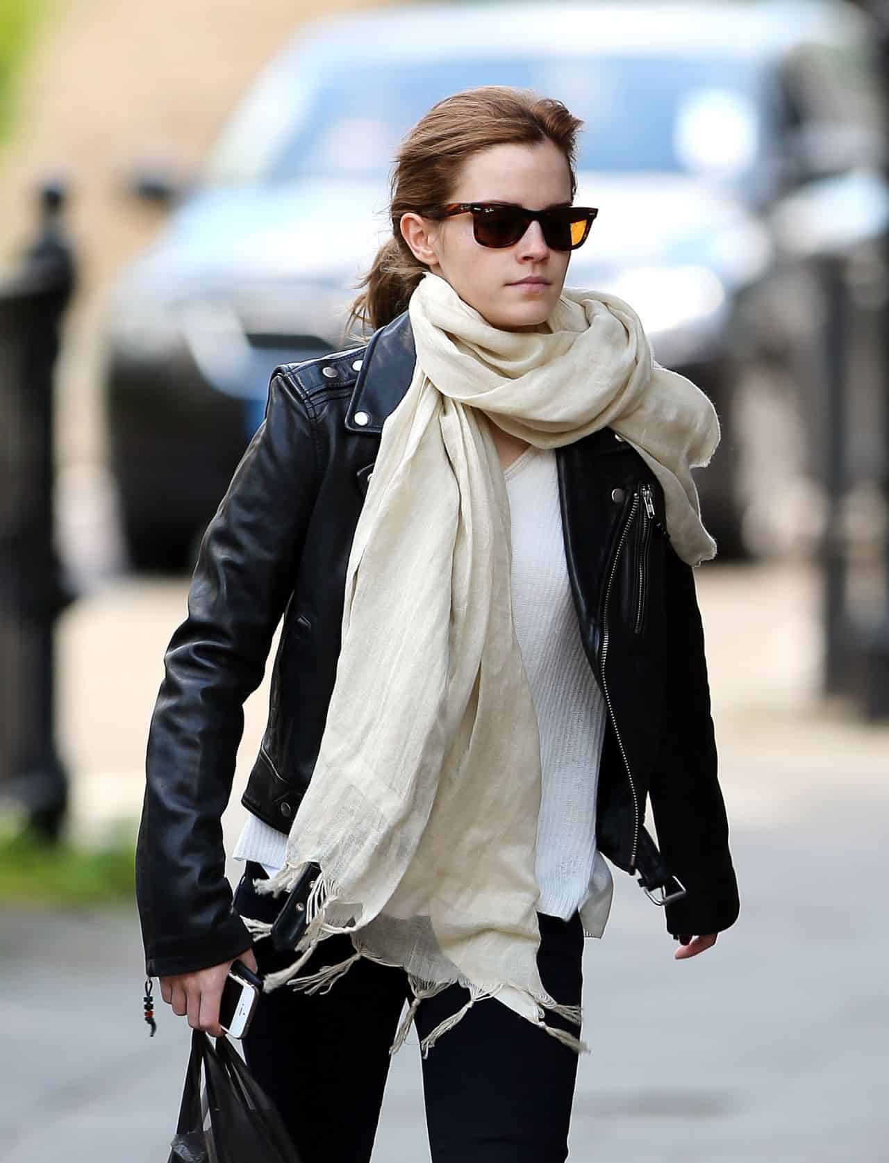 Emma Watson Rocked a Casual but Stylish Look as She Went Shopping in London