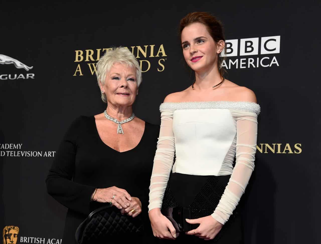 Emma Watson Sparkled in a Sheer Top and Black Pants at the Britannia Awards