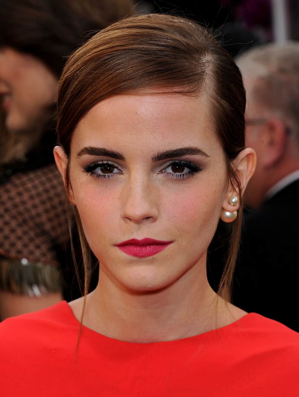 Emma Watson Turns Heads in a Dress with Pants at the Golden Globe Awards