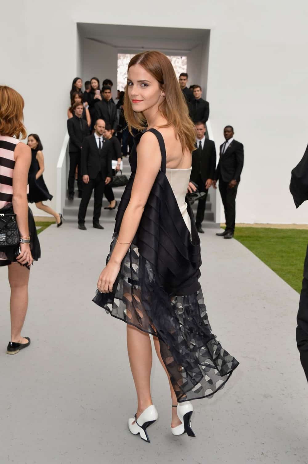 Emma Watson Was Breathtaking in a Sheer Dress at the Dior Show in Paris