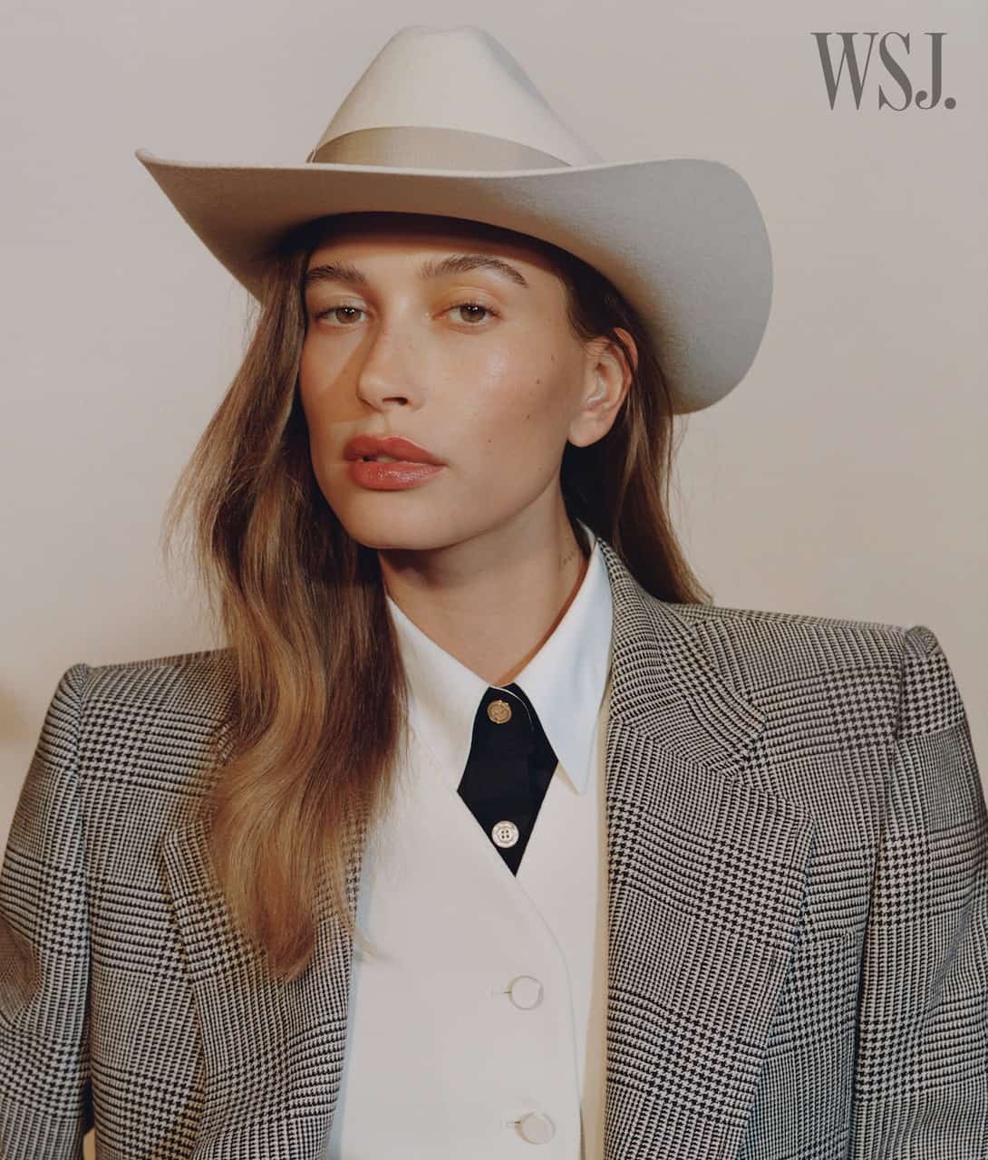 Hailey Bieber on the Cover of WSJ Magazine Women’s Fashion Spring 2022