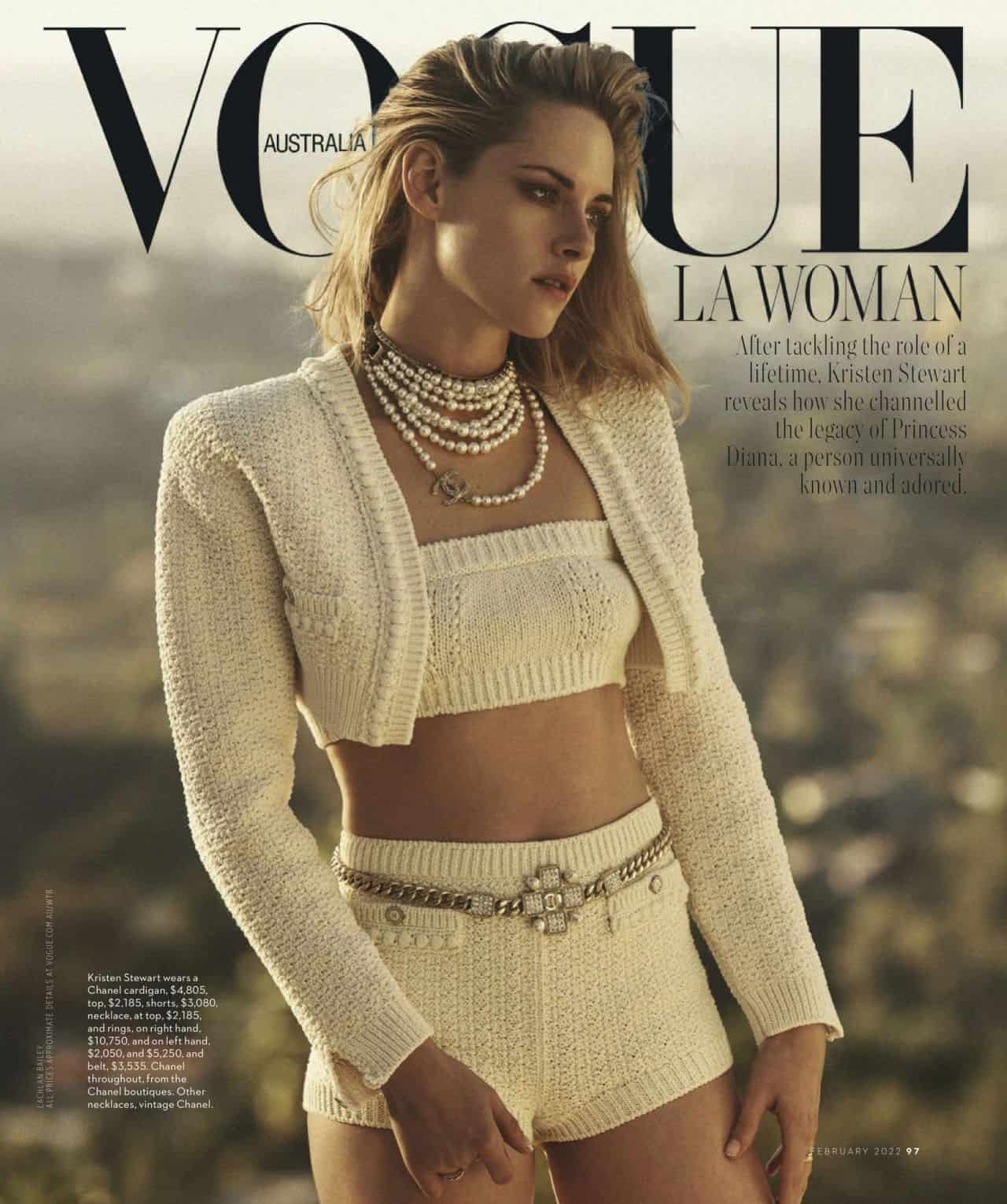 Kristen Stewart is the Cover Star of Vogue Australia February 2022 Issue