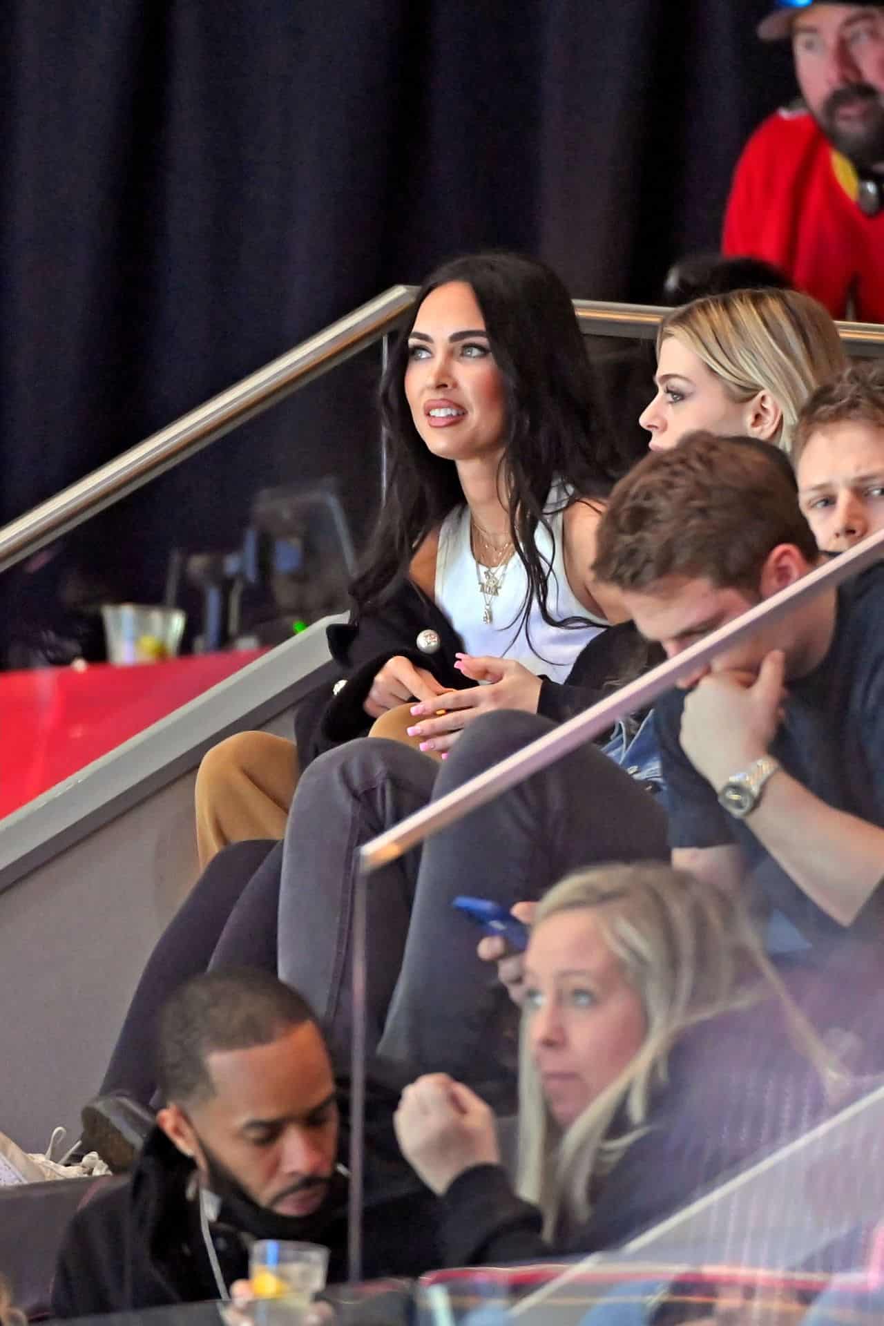 Megan Fox Looked Breathtaking at NHL All-Star Game 2022 with her Fiancé MGK