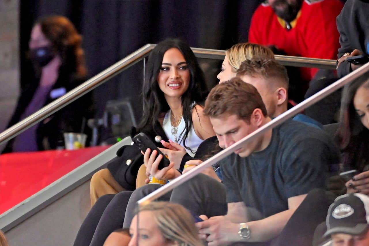 Megan Fox Looked Breathtaking at NHL All-Star Game 2022 with her Fiancé MGK