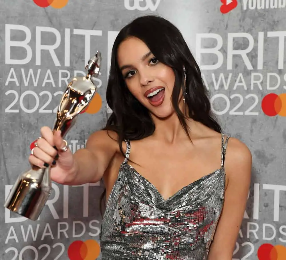 Best Olivia Rodrigo Cuts An Ethereal Figure In A Silver Dress At The BRIT Awards 2022