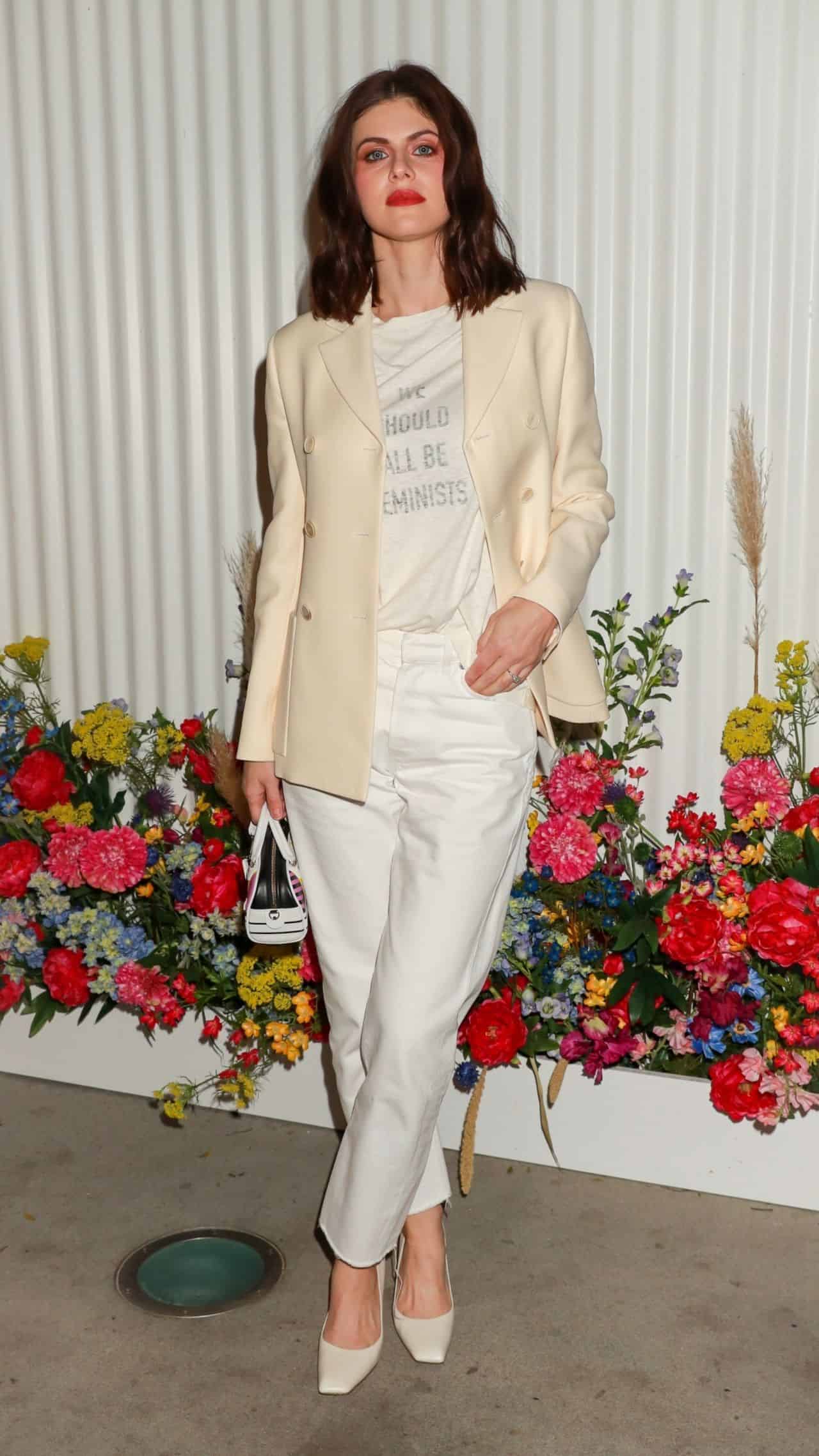 Alexandra Daddario Wowed at the Miss Dior Millefiori Garden Event in LA