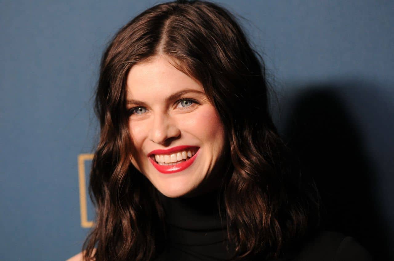 Alexandra Daddario Stuns in Asymmetrical Dress at Mayfair Witches Promotion